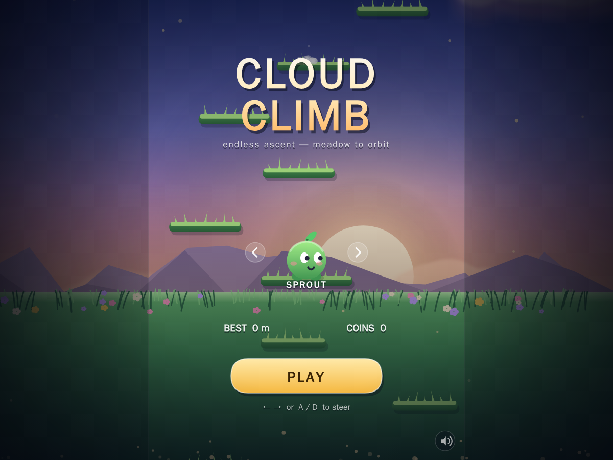 Screenshot of Cloud Climb